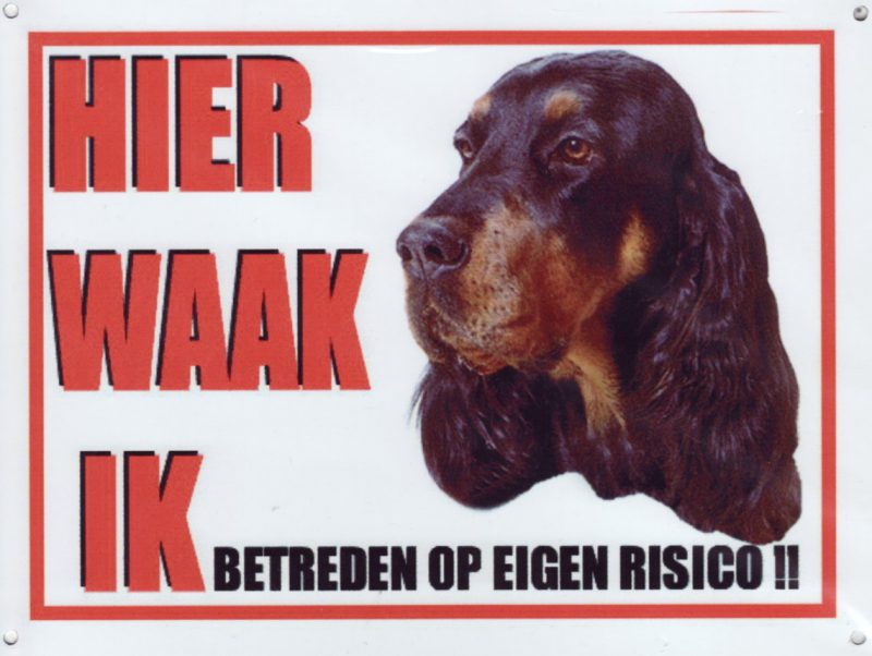 Waakbord Gordon Setter-0