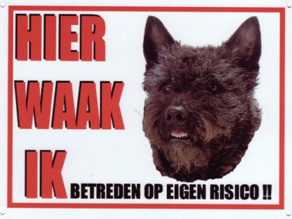 Waakbord Hollandse Herder ruwhaar-0