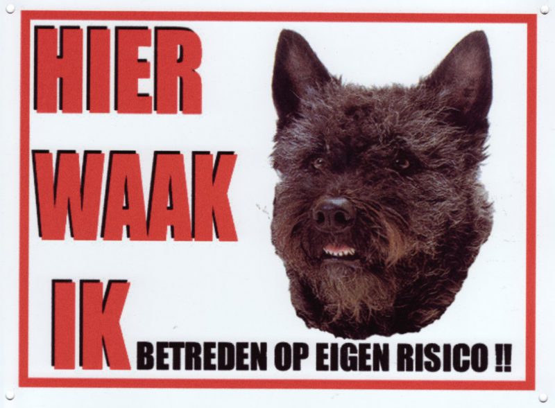 Waakbord Hollandse Herder ruwhaar-0