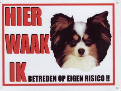 Waakbord Papillon donker-0