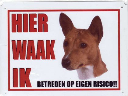 Waakbord Basenji-0