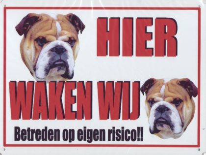 XL waakbord 2 Engelse Bulldoggen-0