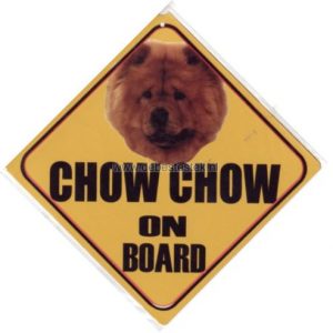 Autobordje Chow Chow Bruin-0