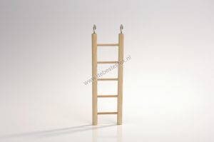 Houten ladder 4 treden 20 cm