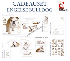 Engelse Bulldog cadeauset-0