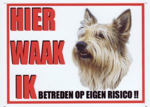 Waakbord Picardische Herder-0