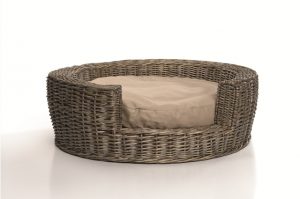 Rieten kattenmand Deco