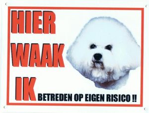 Waakbord Bichon Frise-0