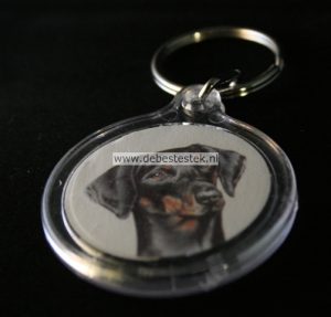 Sleutelhanger Dobermann