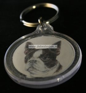 Sleutelhanger Franse Bulldog