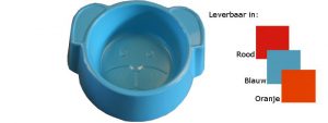 Honden drink- of voerbak Blauw, Nu 2 voor 15.- incl. verzenden