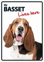 OD Waakbord Basset lives here-0