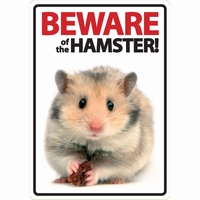 OD Waakbord Beware of the Hamster-0