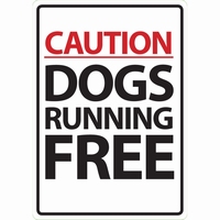 OD Waakbord Dogs running free A5 staand-0