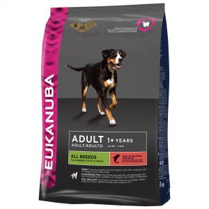 Eukanuba adult droog hondenvoer alle rassen zalm en rijst 2,5 kg-0