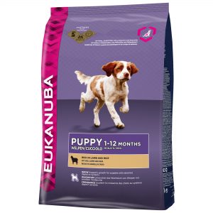 Eukanuba Puppy droog hondenvoer alle rassen Lam & Rijst 12 kg-0