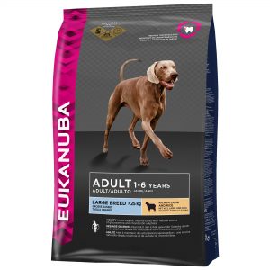 Eukanuba adult droog hondenvoer grote rassen lam en rijst 12 kg-0