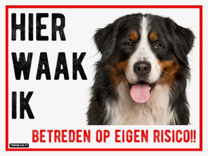 waakbord dibond berner sennen