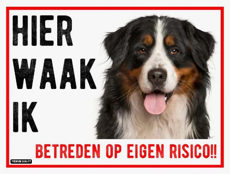 waakbord dibond berner sennen