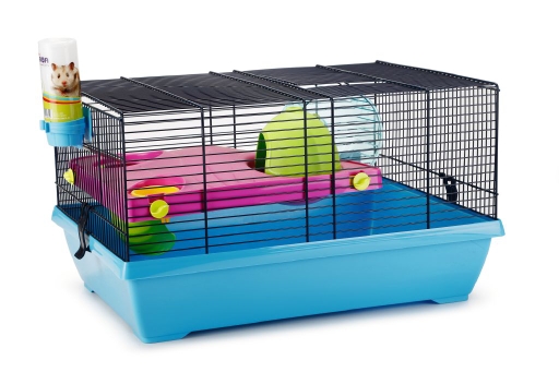 dynamisch vertaler Brig Hamsterkooi Peggy. Blauw. 50 x 36 x 28 cm. – De Beste Stek