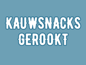 Kauwsnacks gerookt