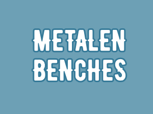 Metalen benches